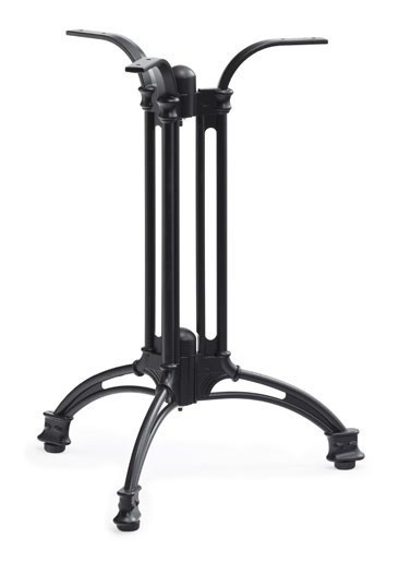 Base de mesa EIFFEL NEW, aluminio, 3 pies, negra, altura 70  cms