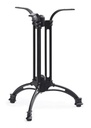 Base de mesa EIFFEL NEW, aluminio, 3 pies, negra, altura 70  cms
