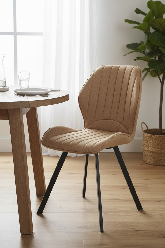 PACK 4 SILLAS DELAWARE 2 MARRÓN CANELA