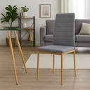 PACK 4 SILLAS AVAT GRIS PATAS ROBLE ASERRADO