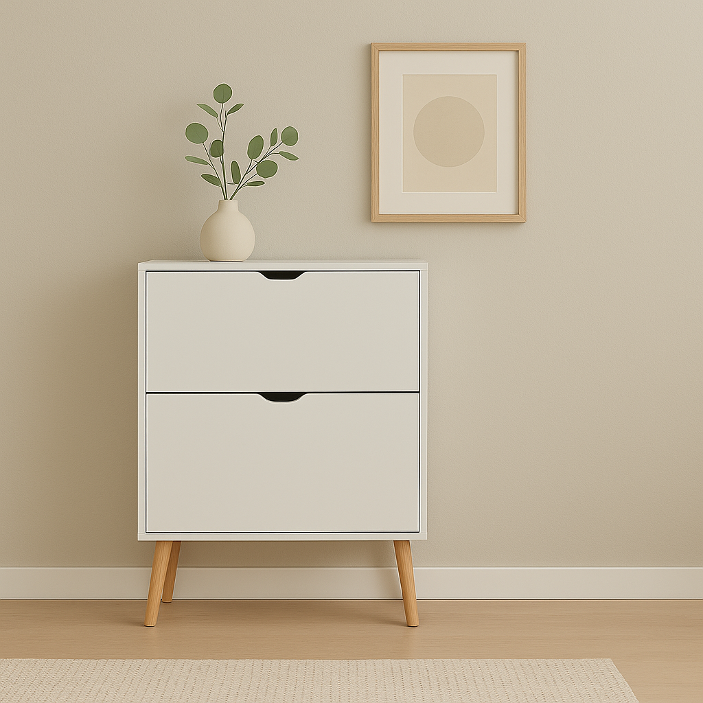 [H316-2B] ZAPATERO FIANO BLANCO DOS TRAMPONES