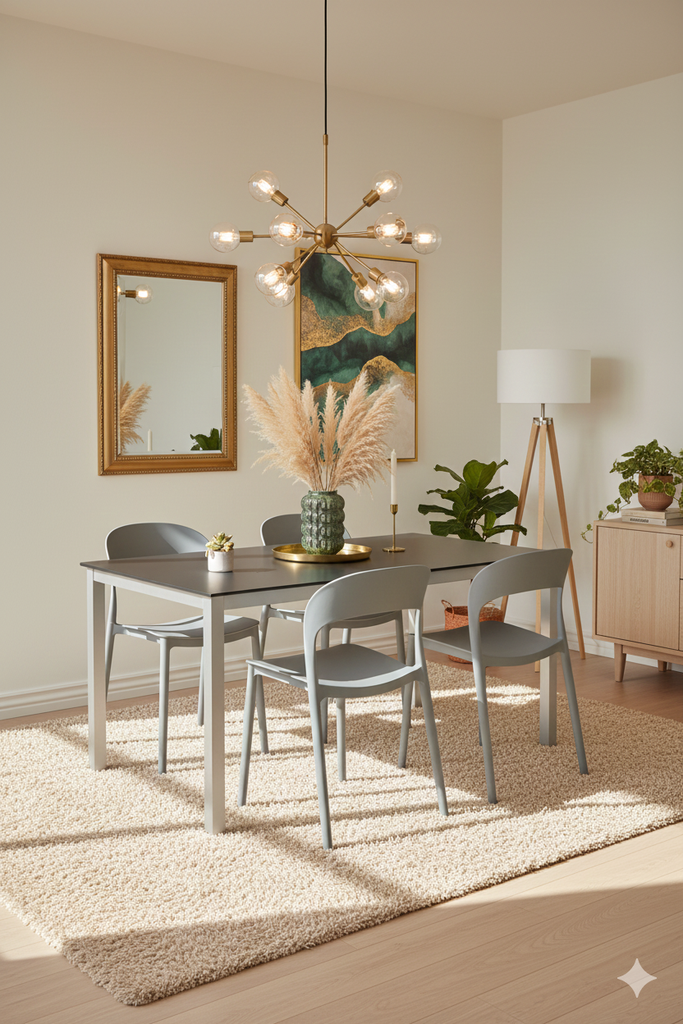 MESA CADELL CON 4 SILLAS PRINCETON